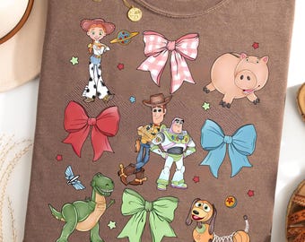 Coquette Bows Watercolor Toy Story PNG, Family Vacation Png, Family Matching Trip Png, Vacay Mode Png, Coquette Bow Png, Digital Download