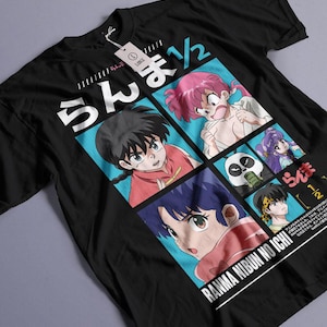 Unisex Ranma Saotome Anime T-Shirt, Genma Panda Manga Shirt