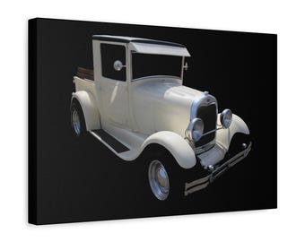 Photographic Art. Classic car. Vintage Ford car. Wall art. Canvas print