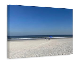 Photographic Art. Oil effect. Beach scene. Wall art. Canvas print