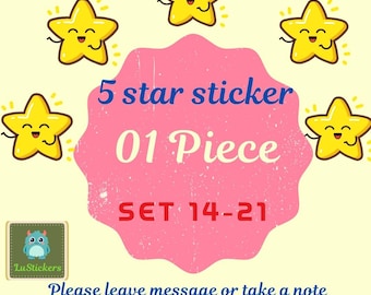 MoGo 5 Star Sticker – Choose 1 Piece (Set 14 to Set 21)