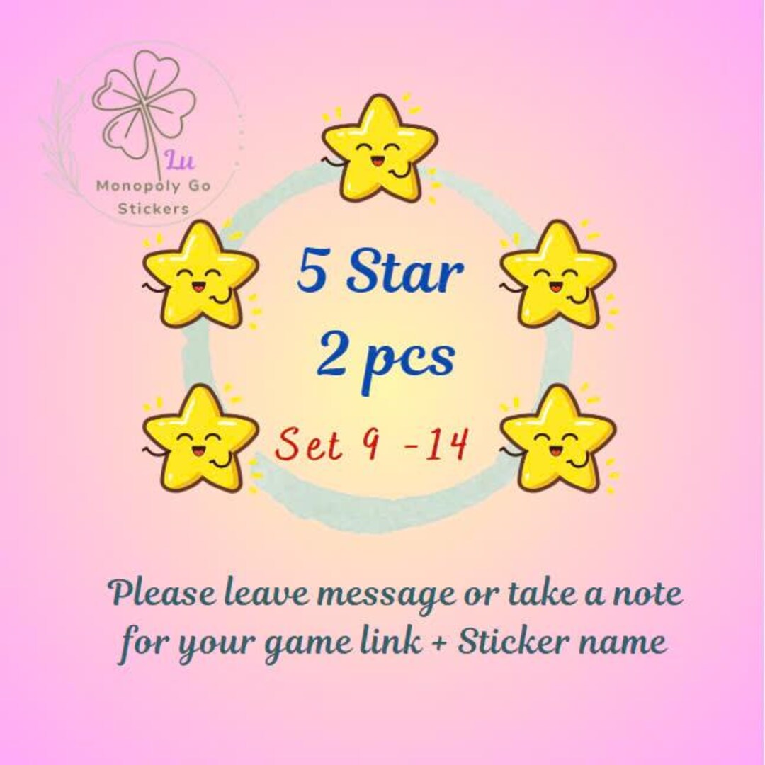 MoGo 5 Star Stickers / Cards – Grab Your Favorite ⭐ Star Stickers!