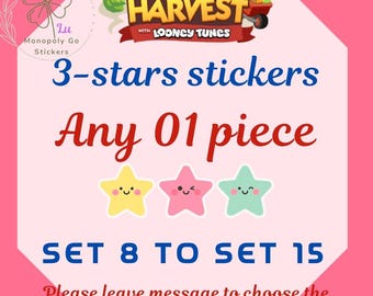 MoGo 3-Star Sticker- Choose Any 1 (Set 7 to 14)
