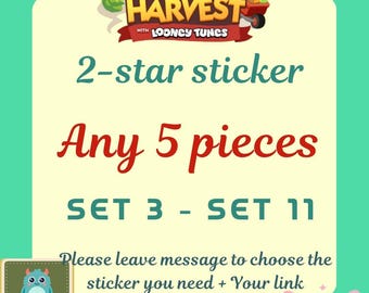 MoGo 2-Star Stickers- Pick Any 5 pieces