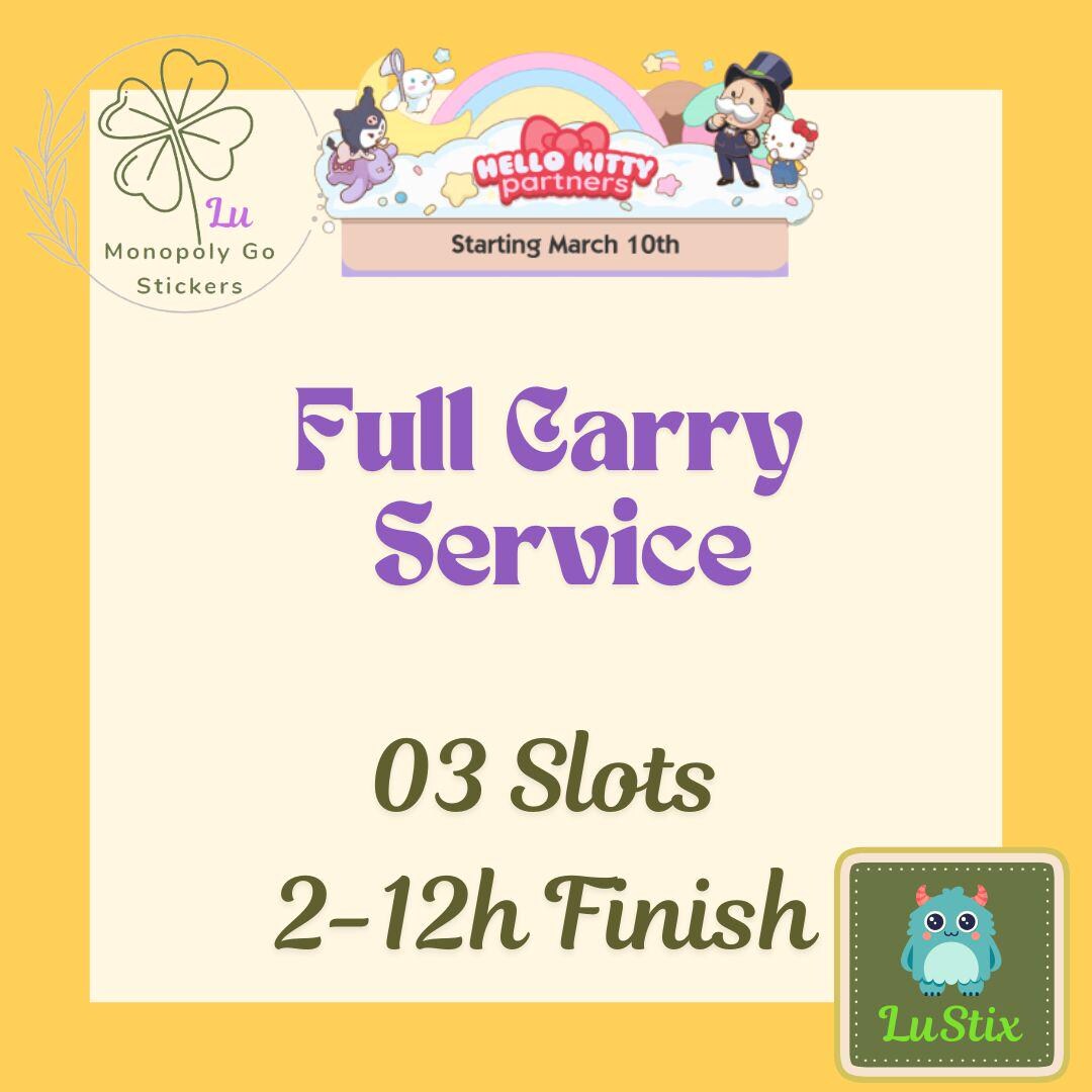 Hello Kitty Partners- Full Carry 3 Slots- 2 to 12h Complete - Etsy
