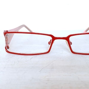 Vintage +1.25 Petite Fit Reading Glasses Acetate Cheaters Skinny Slim Rectangular Rhinestone