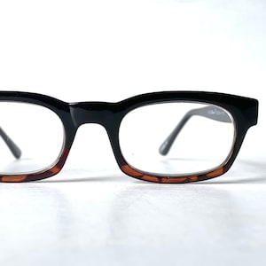 Vintage Petite Fit +3.00 Lesebrille Schwarz/Tortoise Geek Unisex Betrüger Tommy 2Tone