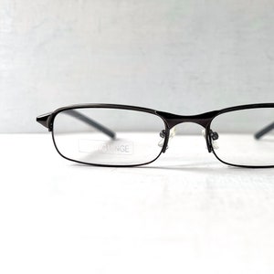 Vintage +2.75 Readers Dead Stock Reading Glasses 1990s Flex Hinge Semi Rimless Slim Skinny Sleek Metal