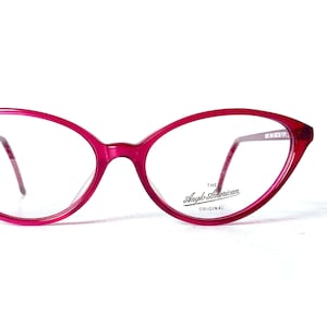 Anglo American Eyewear Vintage Hot Pink Fuchsia Cat Eye MOD 246 FUPL England