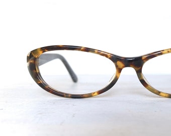 Acetate Oval Cat Eye Tortoise Cheaters +1.00 +1.50 +2.00 Reading Glasses Eyeglasses Vintage