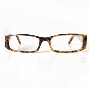 Retro +1.25 Skinny Acetate Cheaters Petite Fit, Narrow Sleek Slim Rectangular Reading Glasses, Unisex Dark Skin Readers Tortoise