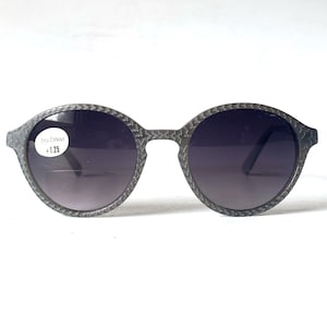 Y2K Bifocal +2.50 Petite Fit Reading Glasses Senior Sun Reader Silver Gray Grey Salt & Pepper Hair