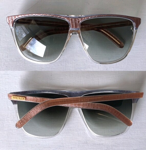 58-17-145 Anne Klein Wide Frame 80s Designer Cham… - image 3