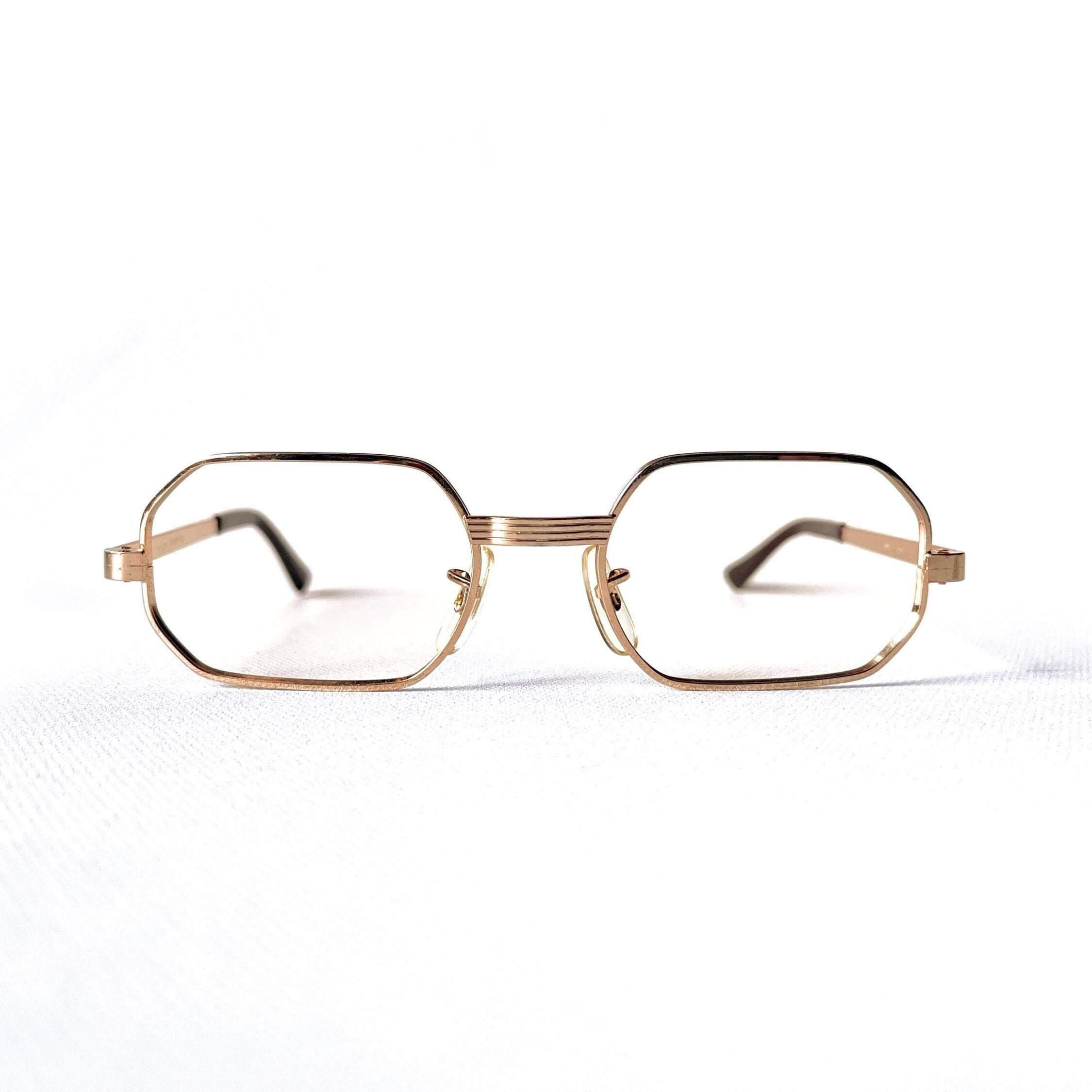 Vintage Petite Fit Glasses Gold Plate 47-18-135 Cottet  display picture 3