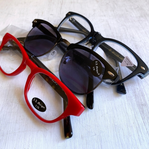 3 Pr Lot +1.75 Reading Glasses Colorful Closeout … - image 10