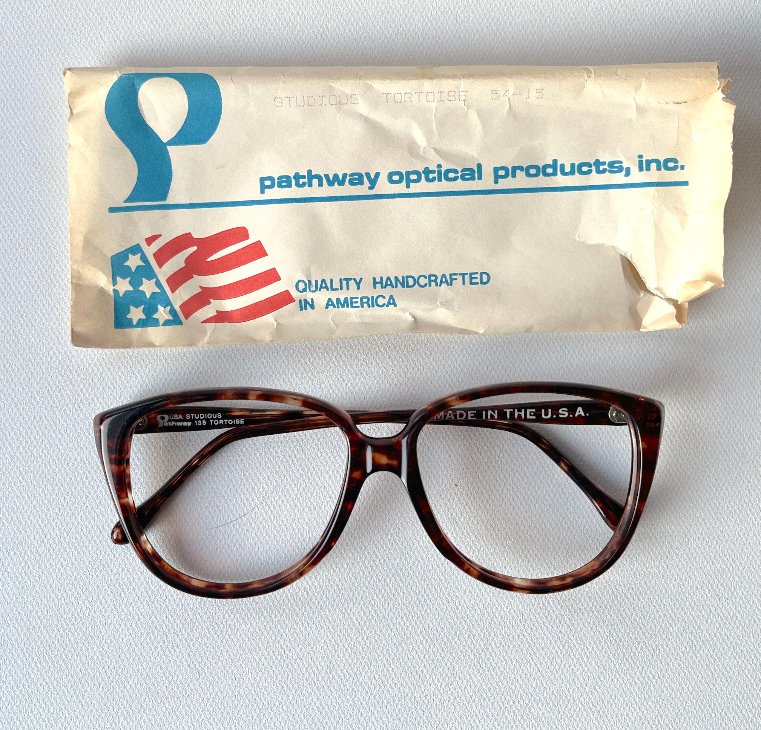 Vintage Eyeglasses 80s Pathway Optical USA 54-15-135  display picture 2