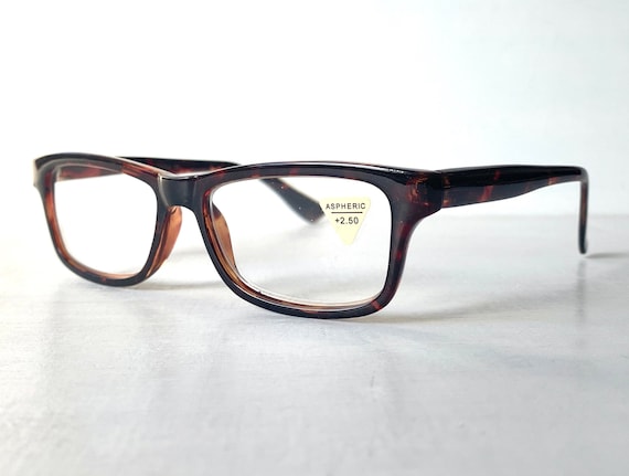 Retro Reading Glasses +2.75 Rectangular Tortoise … - image 7