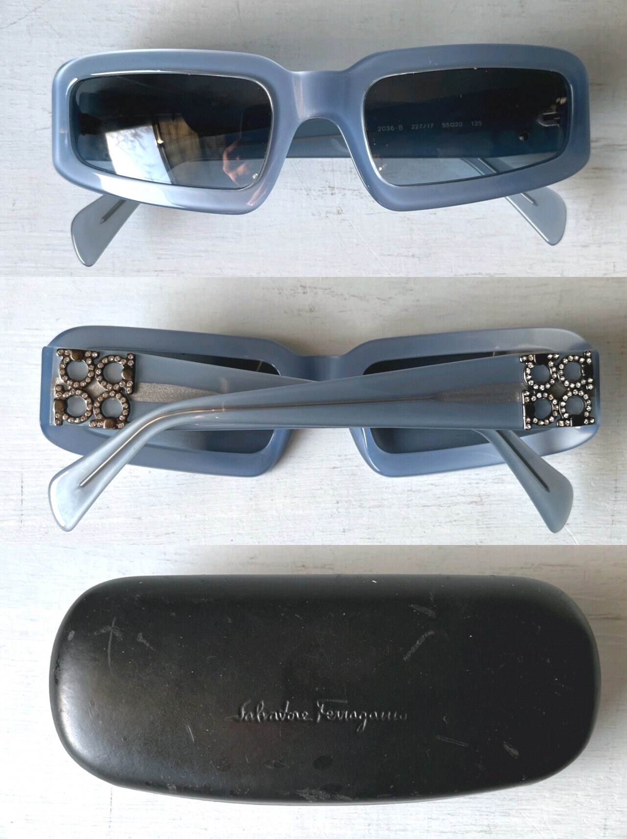 Y2K Salvatore Ferragamo 1990s Mod Space Age Galactic Light  display picture 2