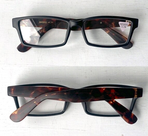Vintage +1.75 WIDE FIT Reading Glasses FORD Matte… - image 2