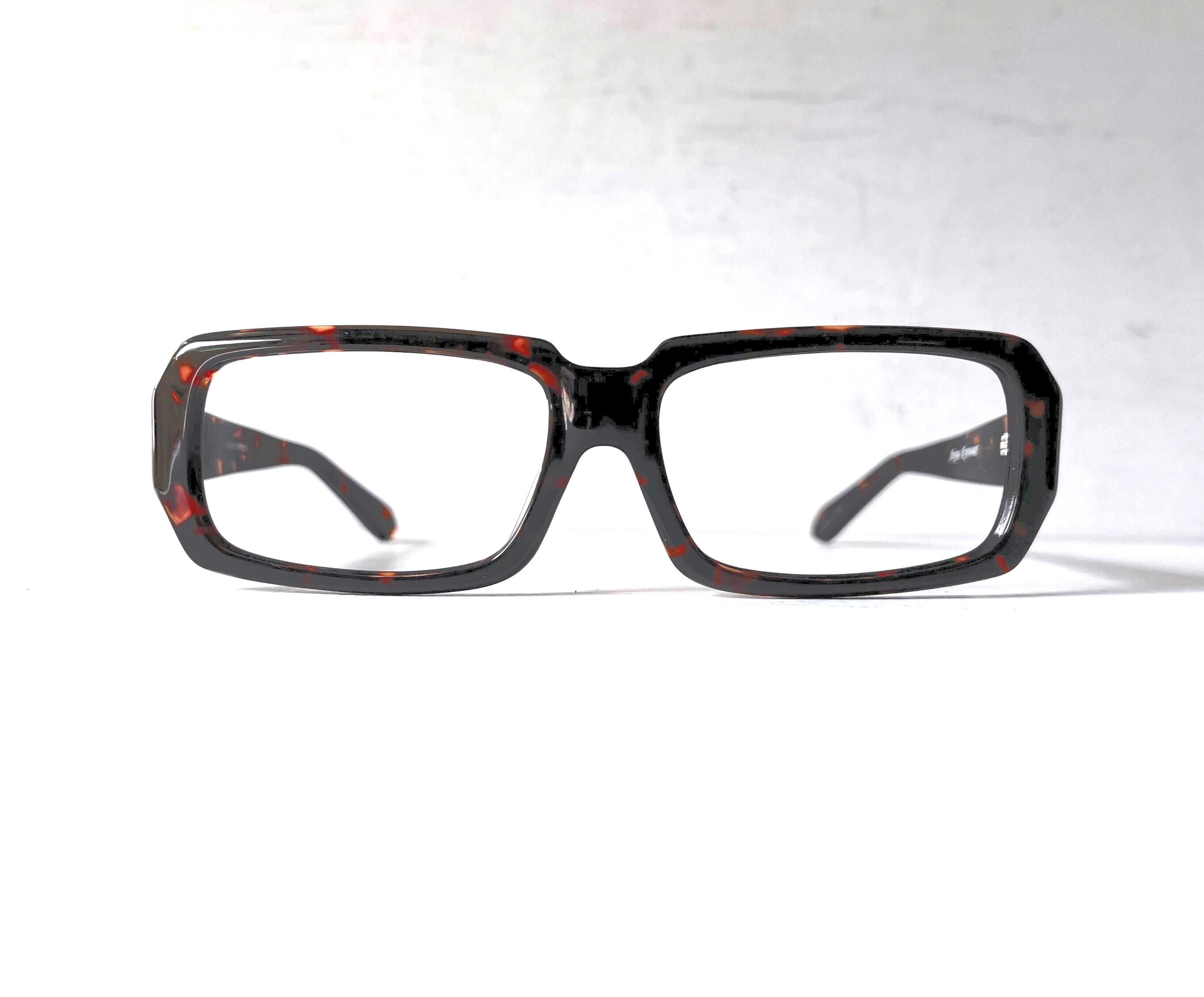 Vintage NOS Narrow Plastic Chunky Eyeglass Frames with New Non-RX Sun Lenses Vintage Chunky Glasses Frames - Etsy main image 4