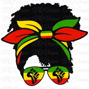 Fabric Block African American Head Wrap Afro Woman Printed Fabric