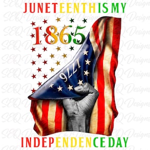 Fabric Block 1864 Juneteenth Printed Fabric
