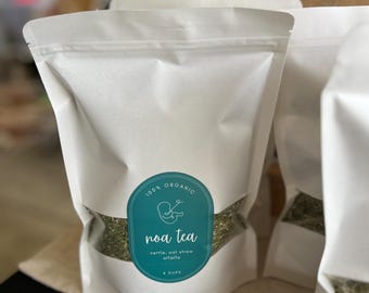 Organic NOA Tea | Early Pregnancy Loose Leaf Herbal Tea | Baby Shower Gift