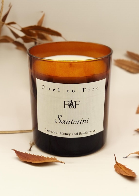 sandalwood tobacco candle Scented Candle - Tobacco, Honey & Sandalwood | Handmade With Coconut and  Rapeseed Wax in 30cl Amber Glass Jar | Winter Fragrance