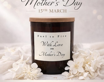 Personalised Scented Candle | Coconut Rapeseed Wax | Vegan Friendly | Handmade Gift Box | Mother's Day Gift