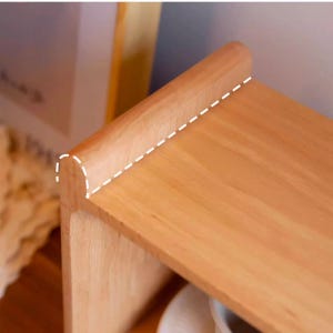 Wooden Countertop Kitchen Shelf. Perfect Display Shelf for A Cozy ...