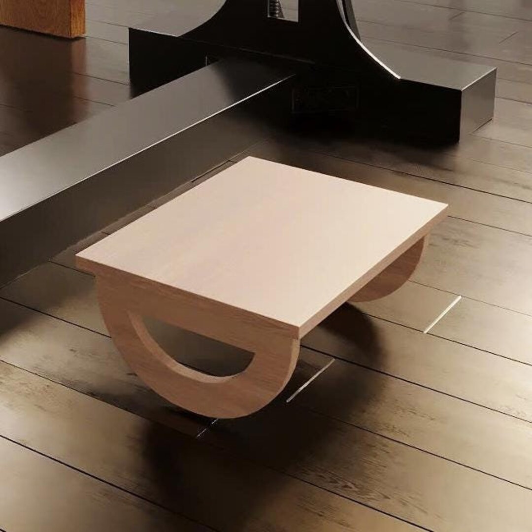 Under Desk Rocker Rocking Under Desk Footrest. Wooden Footrest for Office Desk. Ergonomic ...