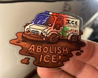 CLEAR CUT Sticker Immigration Justice Fundraiser Vinyl Decal Activism Sticker Made by Jenksto