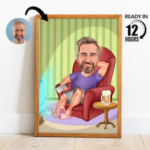 Benutzerdefiniertes Ruhestand Cartoon Portrait, lustige Ruhestand Karikatur, personalisierte Karikatur, Geschenk für den Ruhestand, kundenspezifisches Ruhestandsgeschenk -61