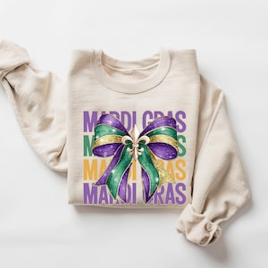 Felpa retrò di Mardi Gras, camicia di carnevale di Mardi Gras, costume da donna di Mardi Gras, camicia da crociera di New Orleans, maglietta Fleur De Lis, martedì grasso