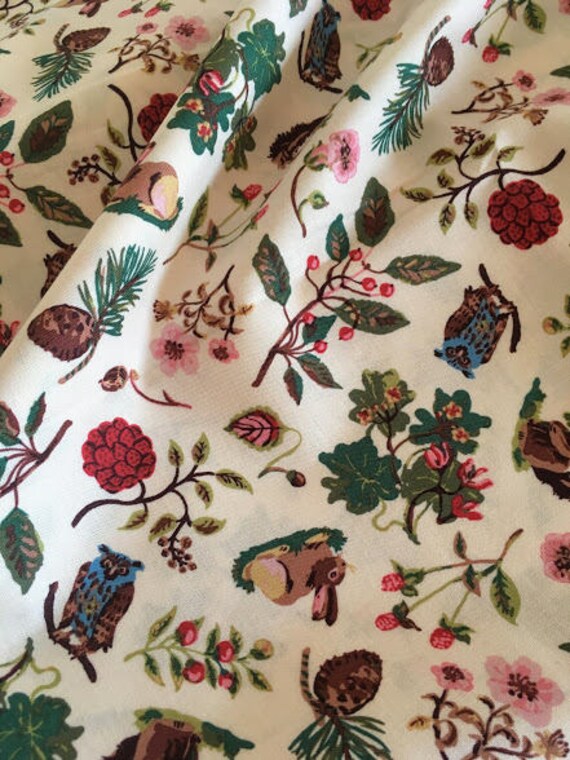 1 2 Yd Nathalie Lete Design Fabric Cotton Fabric Etsy