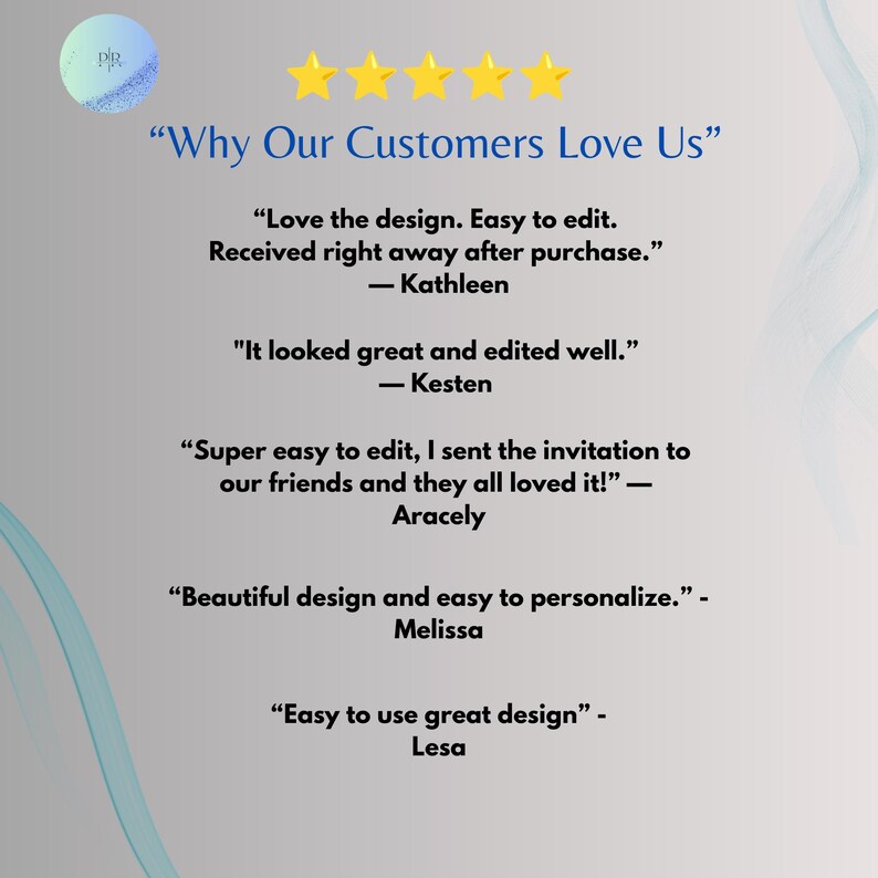 Five star customer reviews Halloween party invitation easy to edit beautiful design super easy to personalize editable Canva template