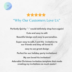 5 Star Customer Reviews Paint and Sip Invitation Template Editable Canva Art Party Invite Loved by Customers