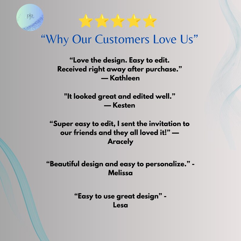 Five star customer reviews for Halloween party invitation Canva template - easy to edit, beautiful design, instant download