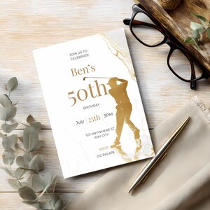 editable digital invitation showing elegant design with space for personalisation