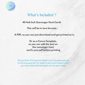 Scavenger Hunt Printable