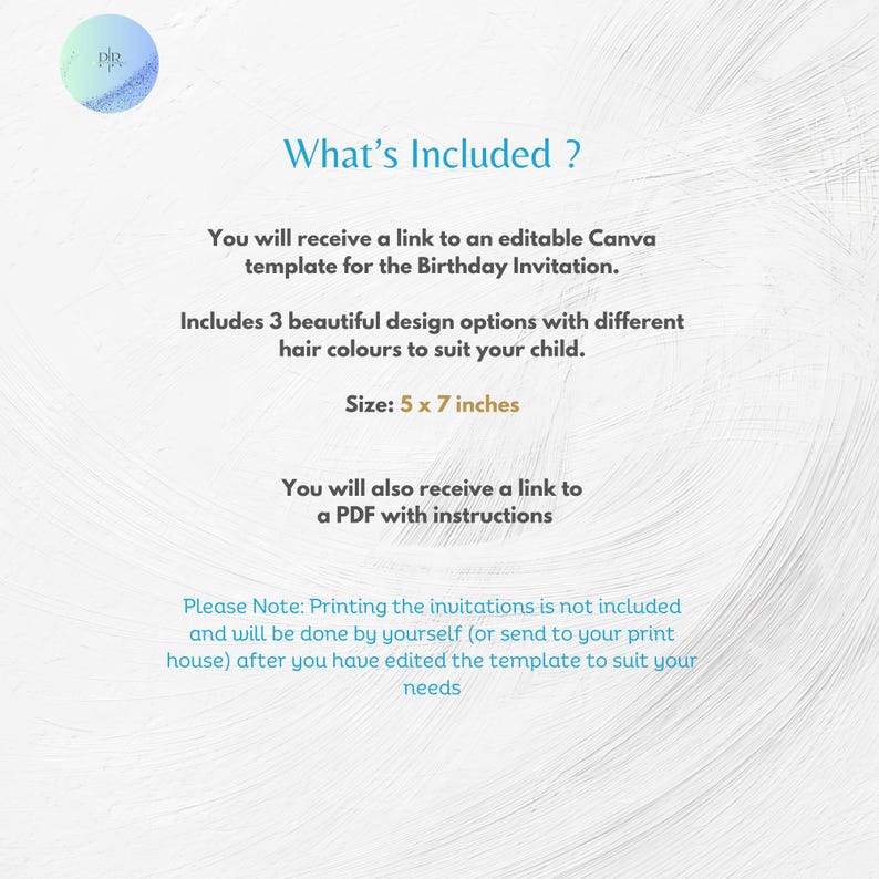 Puppy yoga invitation Canva template listing what is included in the digital download