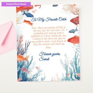 Cartas de amor románticas: carta de amor personalizada para San Valentín, un recuerdo especial para los enamorados, el regalo perfecto para él o ella / 5 x 7 pulgadas