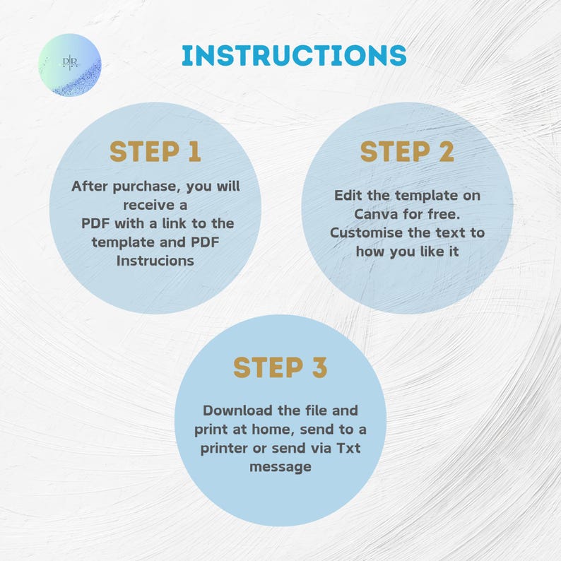 Simple guide steps to edit and customize the pink birthday invitation in Canva.