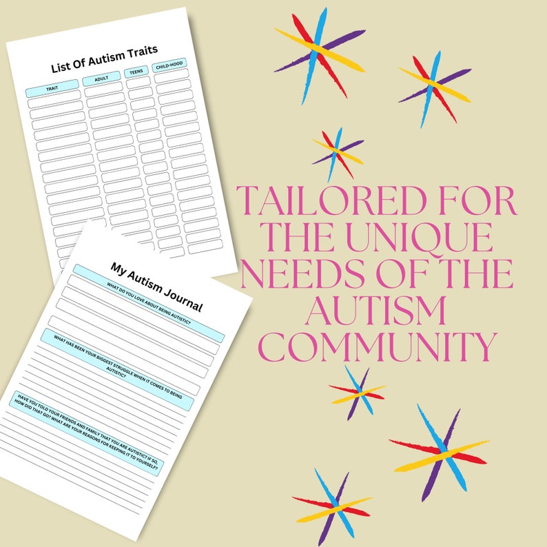 Autism Planner Printable, Autism Workbook, Daily Routine Tracker ...
