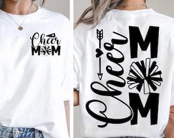Cheer Mom SVG PNG: Game Day Shirt Design (Digital Download)