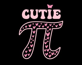 Cutie Pi Pink Pi Day Svg Png, Teacher Math Png, Cute Pi Day Png, Cute Math Art, Math Lover Clipart, Pi Day svg, Cutie Pie Shirt Png