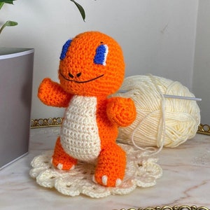 Charmander Inspired Handmade Crochet plush