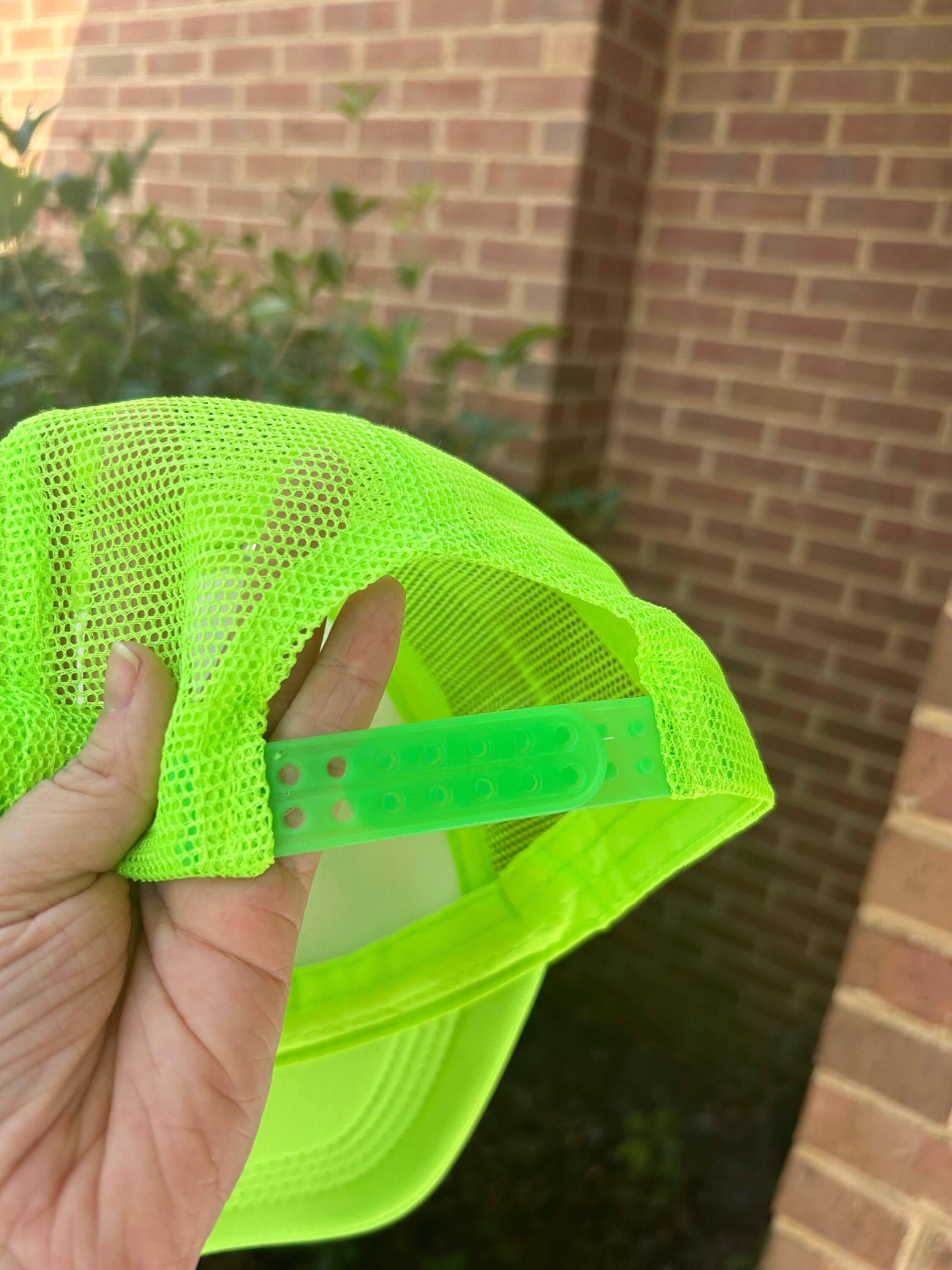 Day Drinking Weather - Lime Green Trucker Hat main image 1