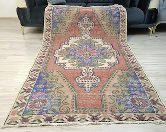 ヴィンテージトルコヴァンラグ、ウールキリムラグ、手織り41x69 - Etsy