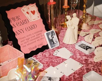 Wedding Playing Cards Guest Book Alternative, Custom Photo Deck, Engagement Party Cards